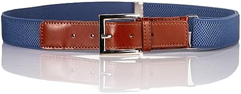 Olata Adjustable Children’s Belt with Buckle and Brown Leather Fittings (8-15 Years)
