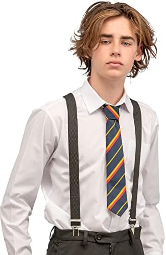 Olata Junior/Children’s Simple Fully Adjustable Elasticated Clip On Y-Shape Braces/Suspenders - 3cm (5-12 Years)