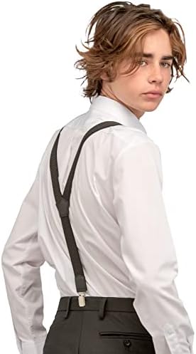 Olata Junior/Children’s Simple Fully Adjustable Elasticated Clip On Y-Shape Braces/Suspenders - 3cm (5-12 Years)