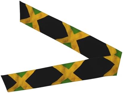 Old Jamaican Flag Patterned Sports Ties Double Sided Headband Tennis Karate Karate Yoga Running Headband Men Women Children