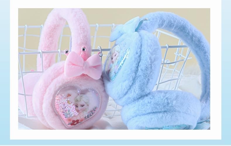 OMEIU Store Kids Boy Girl Spider Elsa Earmuffs Winter Fleece Thermal Outdoor Warm Plush Ear Warmer
