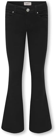 ONLY Girl's Kogroyal Life Reg Flared Pim600 Noos Baggy Jeans