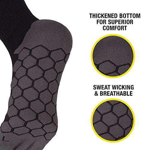 Optimum Classico Sports Socks - Moisture-Wicking Breathable Cushioned For Football Rugby Athletics - Lightweight Quick-Dry