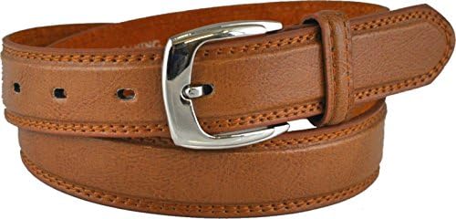 Ossi Leather Lined 28mm Childrens Belt (Sizes 4XS - Small) In Black Brown Or Tan