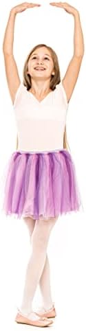 OVISSA Ballet Tights For Girls - School Uniform Dancing Sport Tights Strong Footed Soft Microfibre 50 DEN 3-12 Years