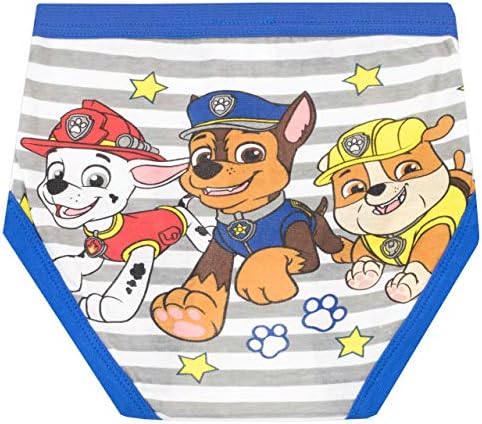 Paw Patrol Boys Chase Marshall Rubble Briefs Pack Of 5