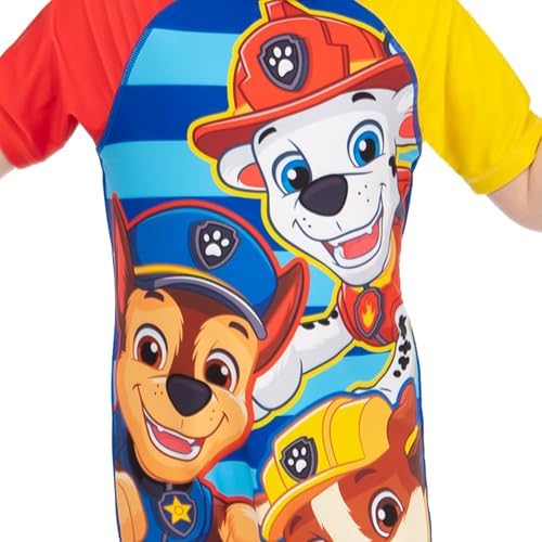 Paw Patrol Boys Swimsuit Rubble Marshall And Chase Boys Swimming Costume Kids Swimwear Ages 18 Months To 8 Years