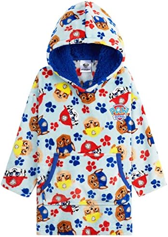 PAW PATROL Hoodie Blanket - Fleece Oversized Hoodies for Kids
