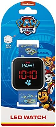 Paw Patrol Unisex-Kid's Digital Quartz Watch With Silicone Strap PAW4354