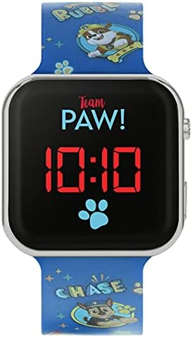 Paw Patrol Unisex-Kid's Digital Quartz Watch with Silicone Strap PAW4354