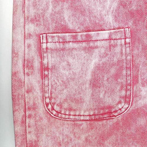 Peacolate 5-16Years Girls Pink Embroidered Denim Overalls Denim Jumpsuits & Rompers Big Girls Pants