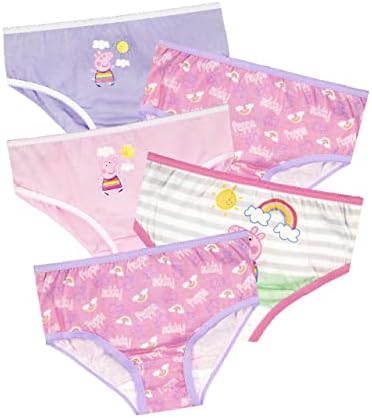 Peppa Pig Girls Piglet Underwear 5 Pack
