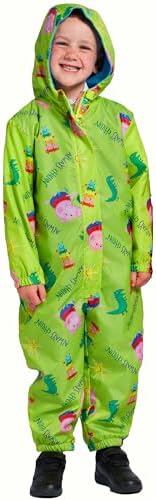 Peppa Pig Puddle Suit George Pig All In One Boys Rain Suit