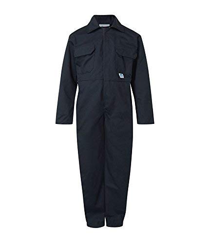 Personalise Kids Children Boiler Suit Overalls Coveralls Customise Trainee Digger Driver In Red Or Blue