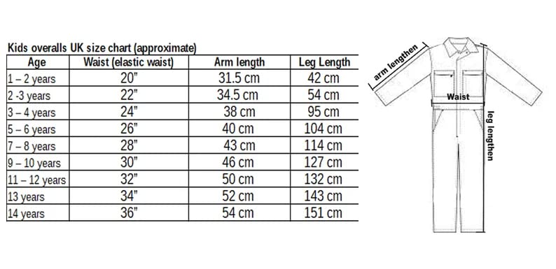 Personalised Children Kids Boiler Suit Overalls Coveralls Customise Apprentice Born To Be A Mechanic