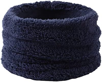 Pesaat Winter Girls Scarf Polar Fleece Children Neck Warmer Knitted Kids Toddler Round Scarves