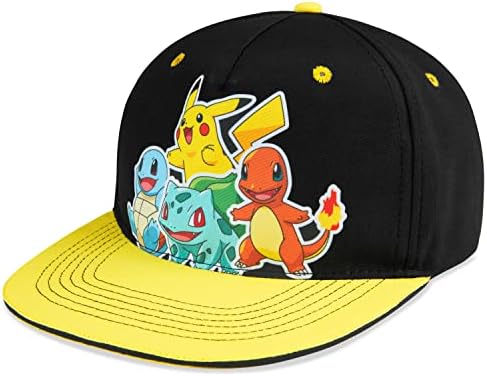 Pokemon Baseball Cap or Bucket Hat for Kids Breathable Sun Hat Unisex Anime Pikachu Beach Summer Accessories Holiday