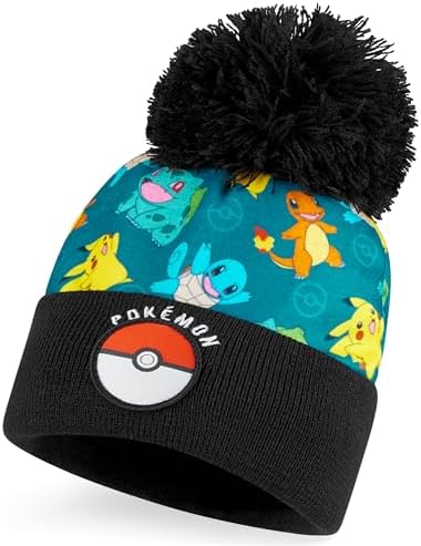 Pokemon Beanie Hat And Gloves Or Hat Winter Gloves & Scarf Set Kids - Anime Gifts For Boys