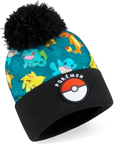 Pokemon Beanie Hat And Gloves Or Hat Winter Gloves & Scarf Set Kids - Anime Gifts For Boys