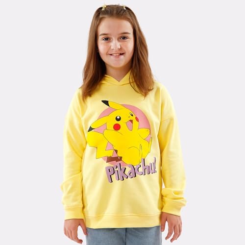 Pokemon Hoodie For Girls Pikachu Hoodie Girls Yellow Hoodie Kids Hoodies Ages 5 To 12 Years