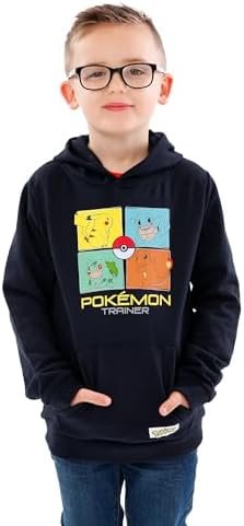 Pokémon Pokemon Pullover Pikachu Hoodie Boys Bisasam Glumanda Schiggy Gaming Hoodie For Boys Clothing For Children