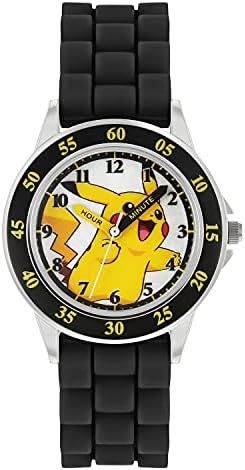 Pokemon Unisex-Kid's Analog Quartz Watch with Silicone Strap POK9048