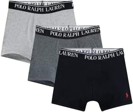 POLO RALPH LAUREN Boys' 3-Pack Boxer Briefs