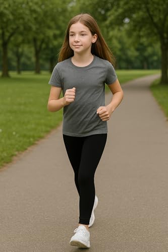 PopCouture Girls Premium Dance & Gymnastics Sports Activewear Leggings
