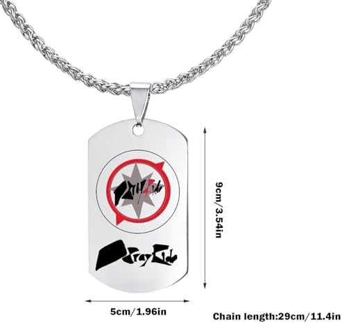 PQKL-party Stray Kids Necklace Skzoo Necklace StrayKids Dog Tag Necklaces Stra Kids Pendant Necklaces Straykids Merch Ideal For Fans