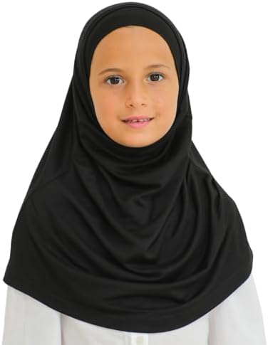Prien Easy To Wear Hijab For Girls Muslim Scarf For Kids Instant Hijabs For Women Viscose Children Scarves For Ramadan Eid