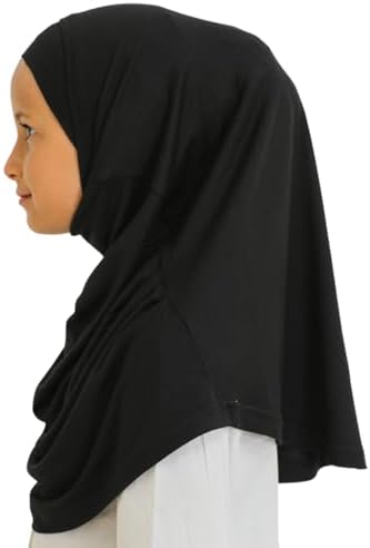 Prien Easy To Wear Hijab For Girls Muslim Scarf For Kids Instant Hijabs For Women Viscose Children Scarves For Ramadan Eid
