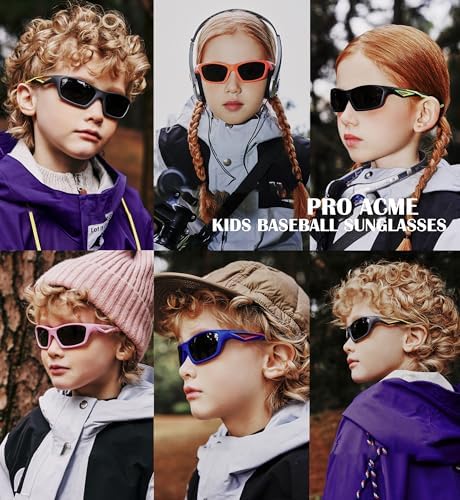 Pro Acme Kids Sunglasses Polarized UV Protection TR90 Unbreakable Sports Shades For Boys Girls S703