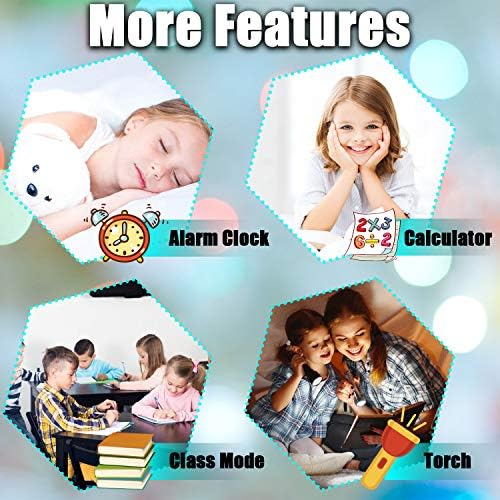 PTHTECHUS Kids Smartwatch For Boys Girls Phone Games Video Smart Watch For Kids Children With Pedometer Camera Music Player SOS Flashlight Birthday Gift (Black)