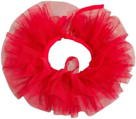 pumpumlia Toddler Girls Adjustable Clown Mesh Neck Ruff 3 Layers Tulle Ruffle Collar Shawl For Prom And 1920s Themed Celebration Clown Cosplay Accessory