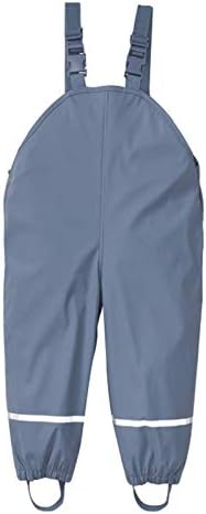 Pursuit-W Kids Girls Rainproof Trousers Windproof Mud Dungarees Jumpsuit Nylon Stylish Waterproof Breathable Outdoor Overalls One-Piece Toddler Trousers Grey Size 1-3 Years