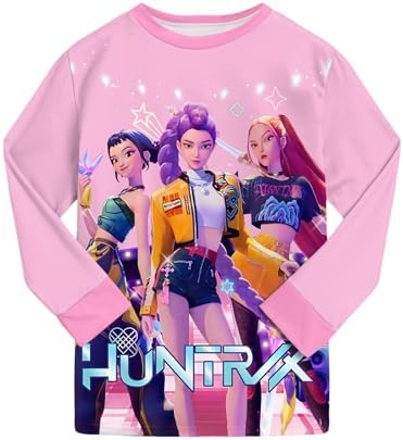 Pyjamas Girls Long Sleeve Pjs Set Music Party Pajamas Nighties Cartoon Sleepwear For Kids 2 Pieces Kids Pyjamas Merch Clothes