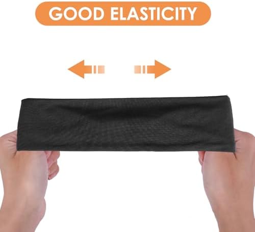 Qianyu 2 Pieces Sports Headbands For Kids Breathable Sweatbands Soft Humidity Wicking Elastic Sweat Soccer Baseball Hairbands Athletic Accessories For Toddlers Children Teenagers