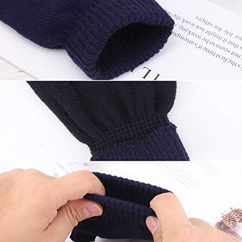 QKURT 12 Packs Of Winter Magic Gloves For Kids Full Fingers Knitted Magic Stretch Gloves Thermal Winter Mittens For Boys Girls Baby