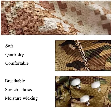 QMFIVE Balaclava Camo Ninja Hood Tactical Full Face Mask Head Wrap Face Neckerchief Men And Women Multi-purpose Outdoor Hiking Cycling Climbing