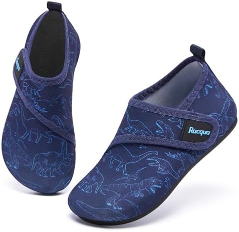 Racqua Toddler Kids Water Shoes Lightweight Swim Shoes Quick Dry Aqua Shoes Beach Pool for Boys Girls (Toddler/Little/Big Kid)