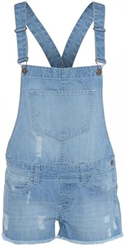 RAIS New in Stylish Summer Girl's Denim Dungaree Shorts Jumpsuit Ages 7/8 9/10 11/12 & 13
