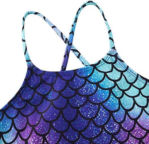 RAISEVERN Girls Swimsuit Funny Cute 3D Round Neck Sleeveless Swimming Wear Beachwear 3-12 Years