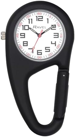 Ravel Belt Clip Carabiner Quartz Watch - Analogue Quartz - R1105