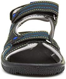 Red Fish Carl Boys Black Easy Fasten Sandal