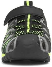 Red Fish IKE Boys Black Easy Fasten Sandal
