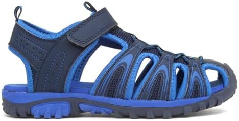 Red Fish IKE Boys Navy Easy Fasten Sandal