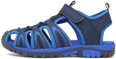 Red Fish IKE Boys Navy Easy Fasten Sandal
