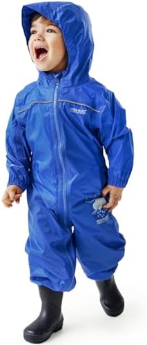 Regatta Puddle IV Kid's Waterproof Breathable All-in-one Suit