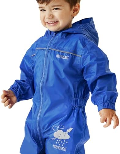 Regatta Puddle IV Kid's Waterproof Breathable All-in-one Suit