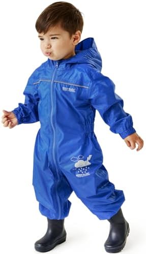 Regatta Puddle IV Kid's Waterproof Breathable All-in-one Suit